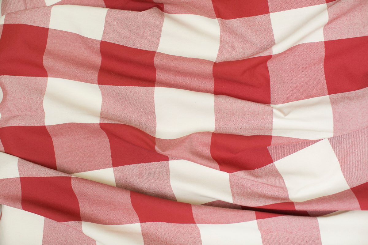 Red Buffalo Check Party Tables